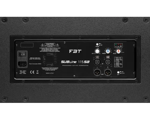 Активный сабвуфер FBT SUBLINE 115SA