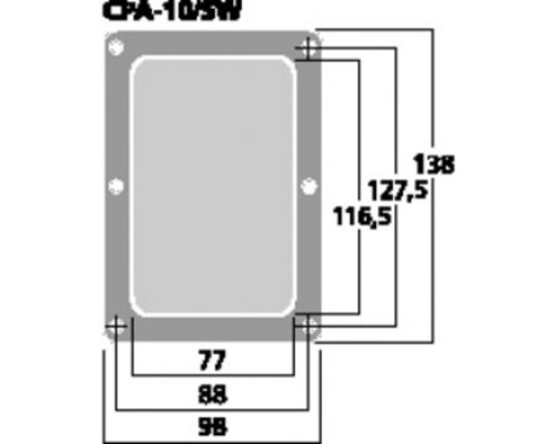 Разъемная панель для АС Stage Line CPA-10/SW